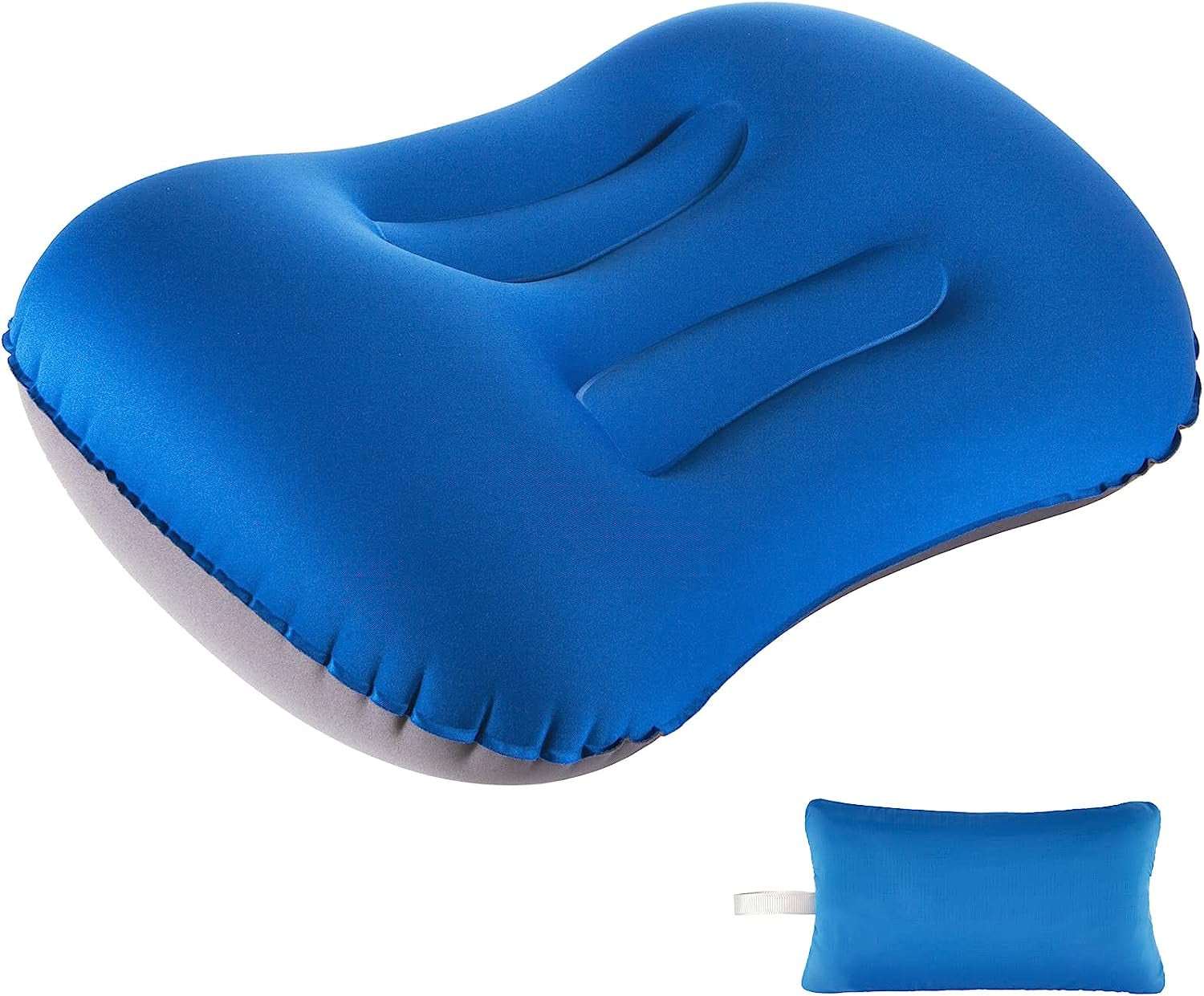 Eono Ultraleichtes Aufblasbares Campingkissen – Kompaktes, Ergonomisches Reisekissen für Strand, Outdoor und Wandern