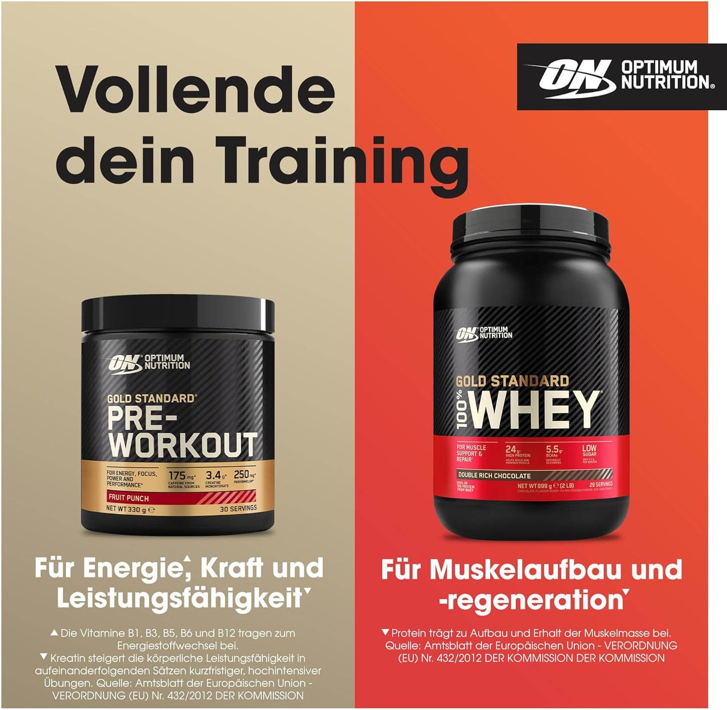 Optimum Nutrition Mikronisiertes Kreatin-Pulver, 100% Reines Kreatin-Monohydrat, Ohne Geschmack, 186 Portionen, 634 G
