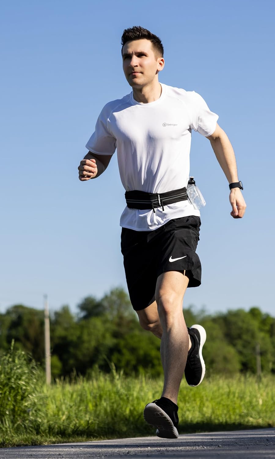 Fitgriff® Laufgürtel Für Handy - Lauftasche Jogging, Hüfttasche, Sportgürtel, Running Belt Zum Joggen, Laufen, Sport, Fitness - Passend Für Alle Smartphones