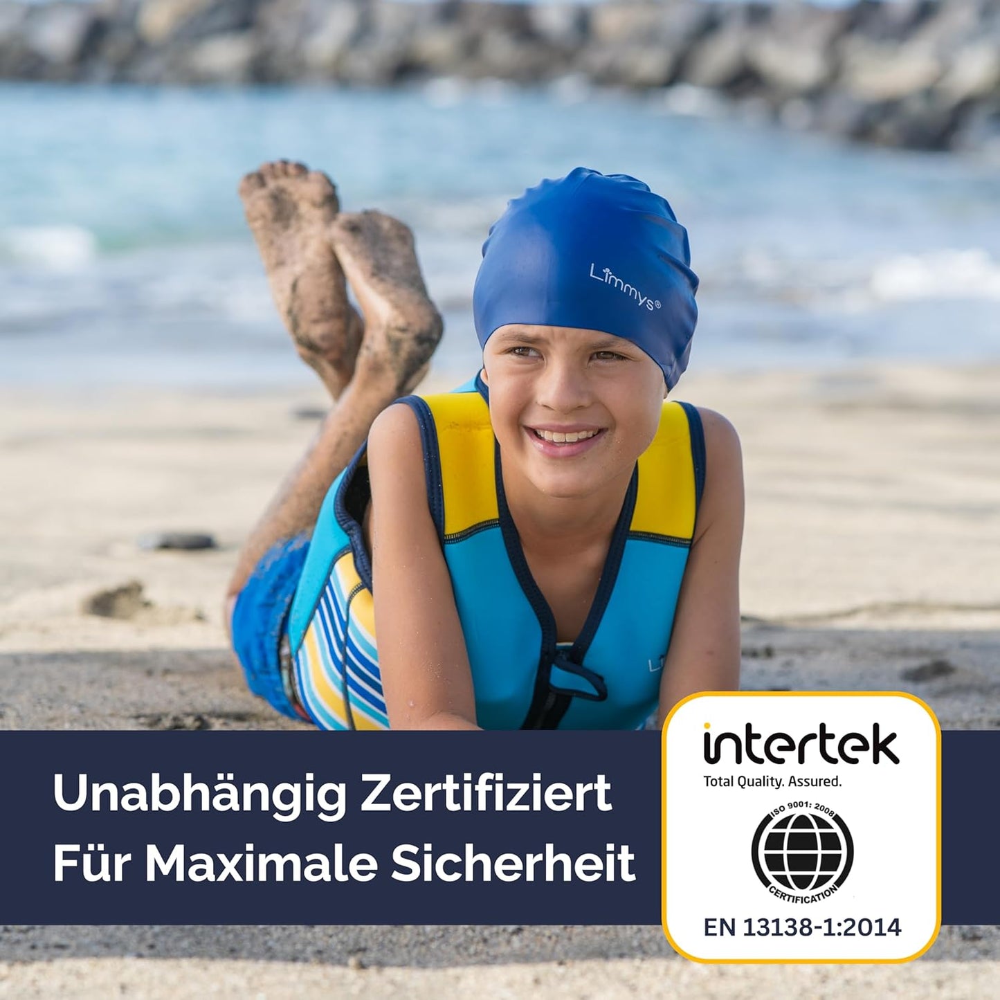 Limmys Premium Schwimmweste Für Kinder – Moderne Schwimmhilfe Für Jungen, Mädchen Und Kleinkinder – Mit Praktischer Tragetasche