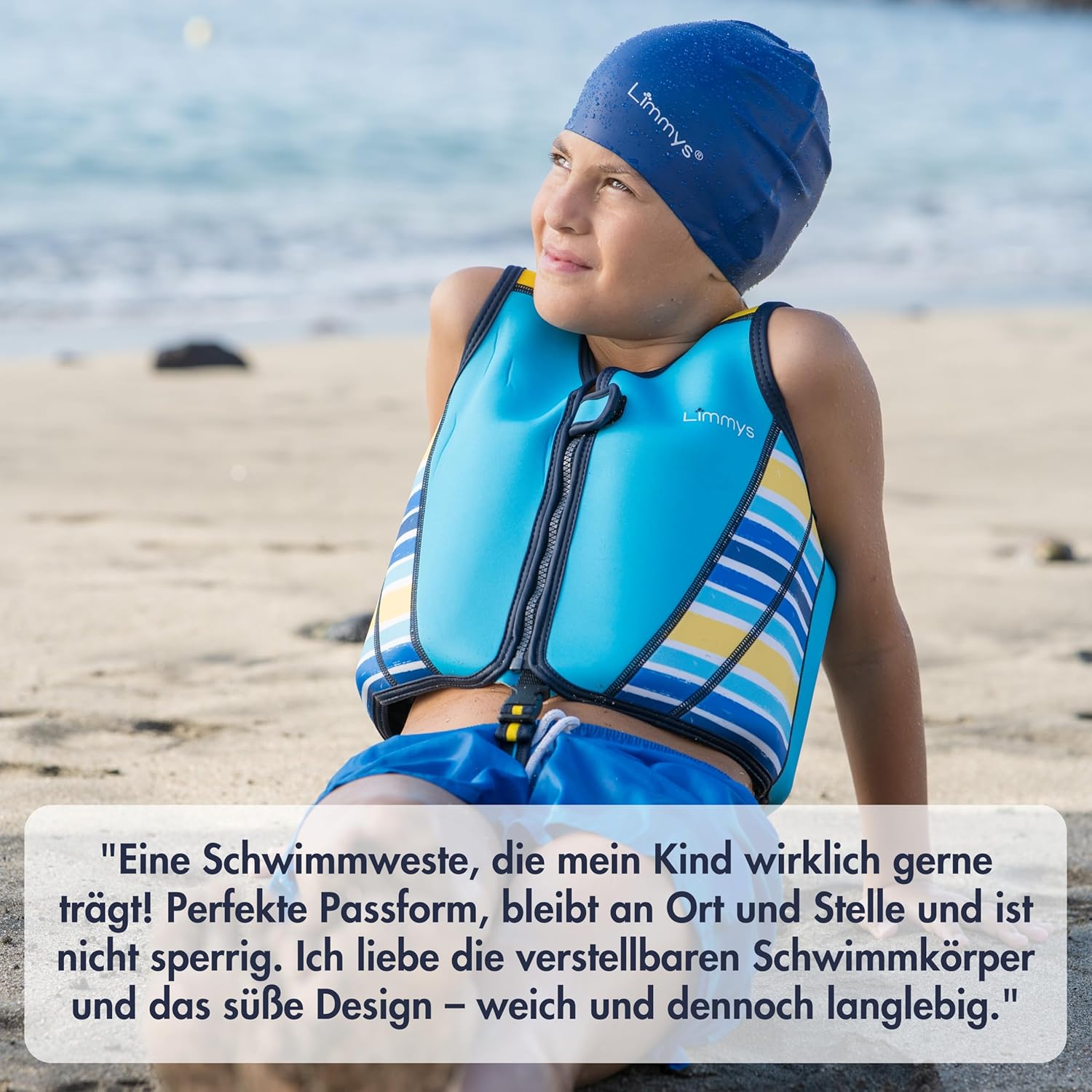 Limmys Premium Schwimmweste Für Kinder – Moderne Schwimmhilfe Für Jungen, Mädchen Und Kleinkinder – Mit Praktischer Tragetasche